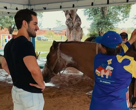 Virgílio Viana destaca projeto de equoterapia “Eu Acredito”