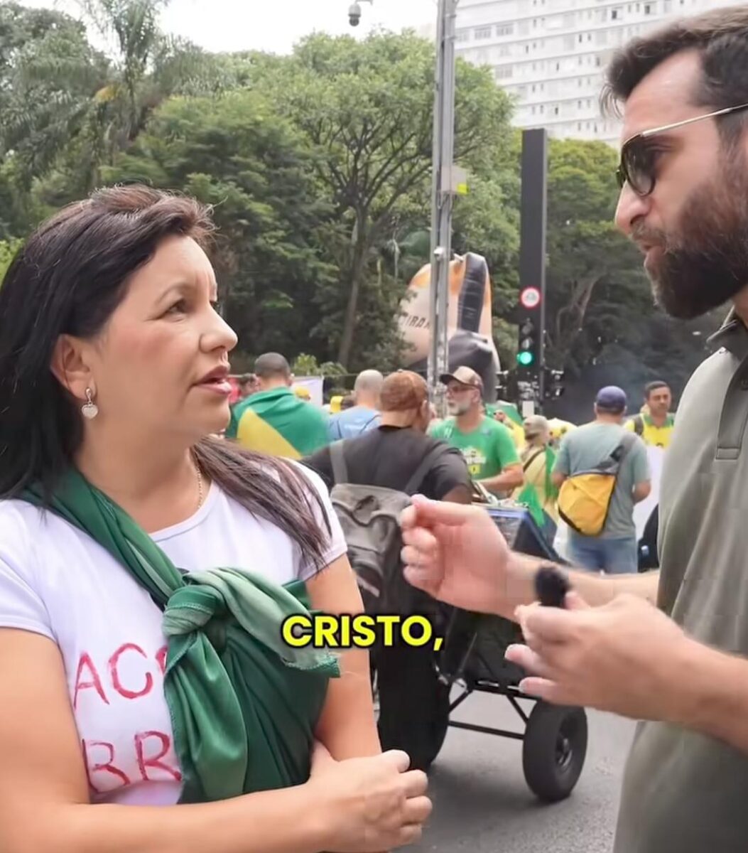 Vídeo de manifestante que se diz contra fim da escala 6x1 viraliza