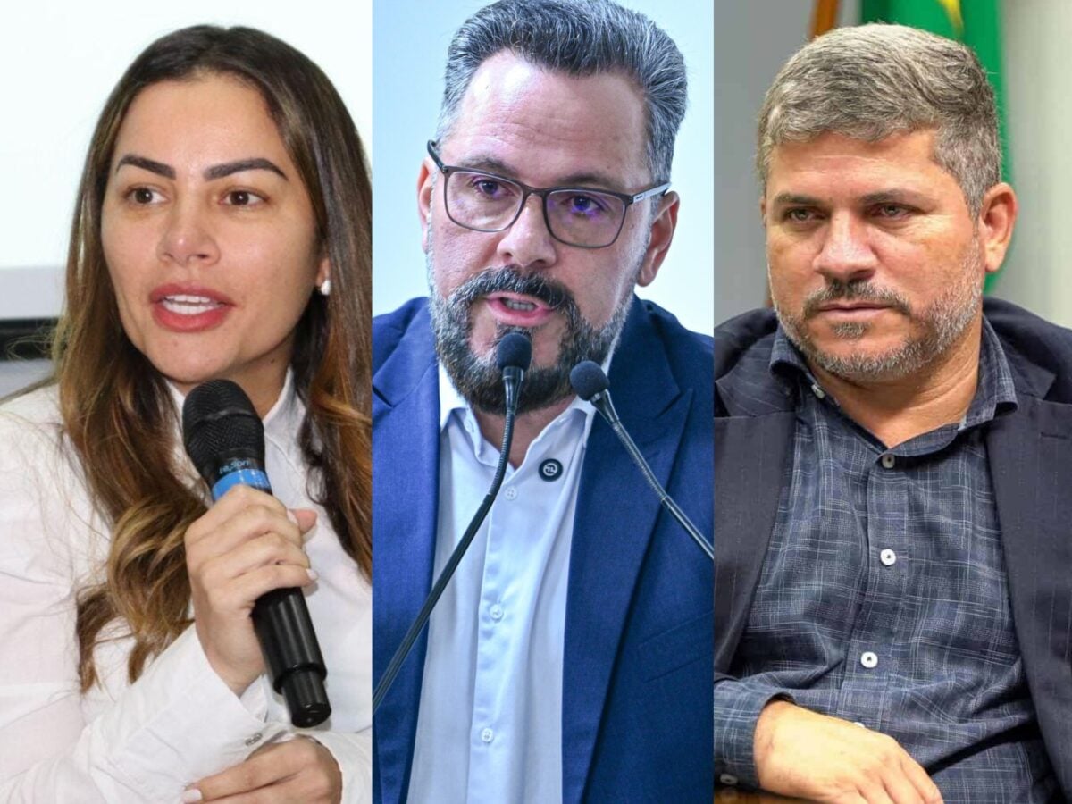 Fernanda Hassem, Alan Rick e Sérgio Lopes/Foto: Reprodução