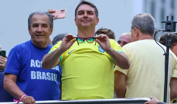 O senador Flávio Bolsonaro (PL-RJ)
