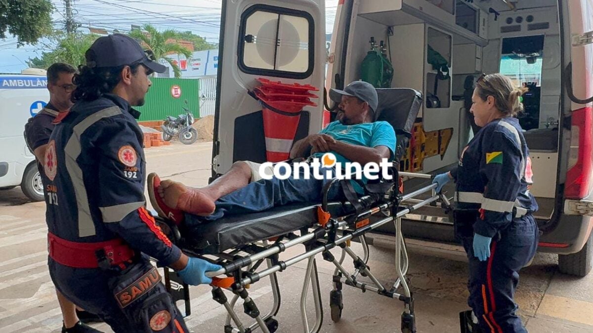 O homem foi encaminhado ao Pronto-Socorro de Rio Branco