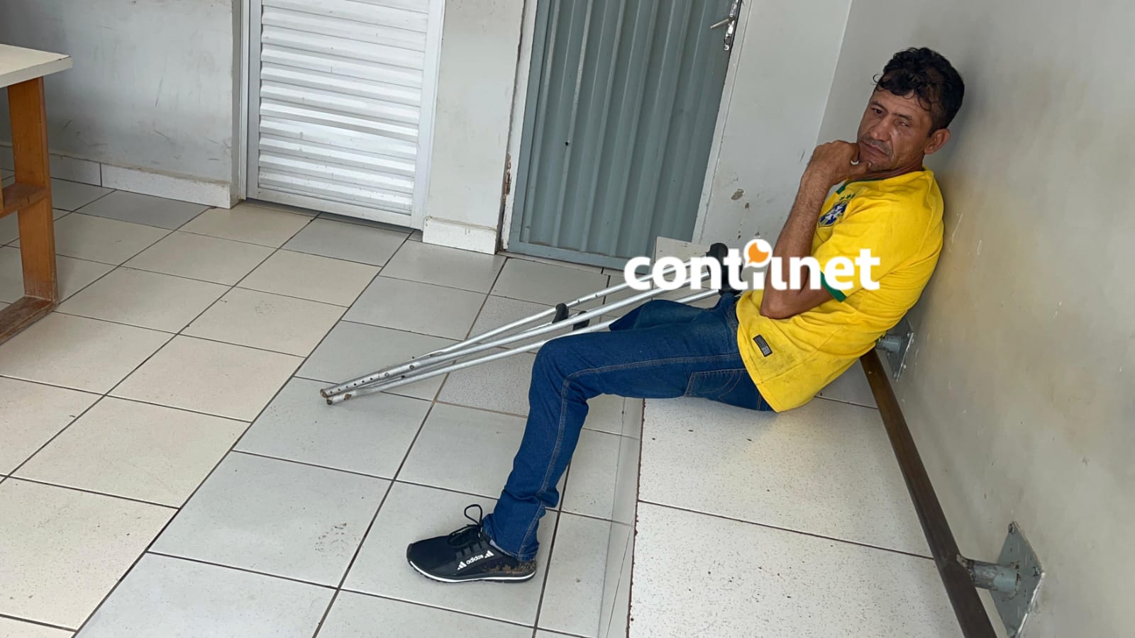 O suspeito foi preso e encaminhado à delegacia | Foto: ContilNet