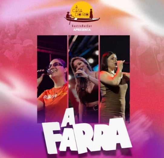 Casa do Rio terá mais uma de “A Farra” no próximo dia 11 de abril