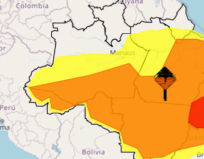 Inmet emitiu alerta de chuvas intensas