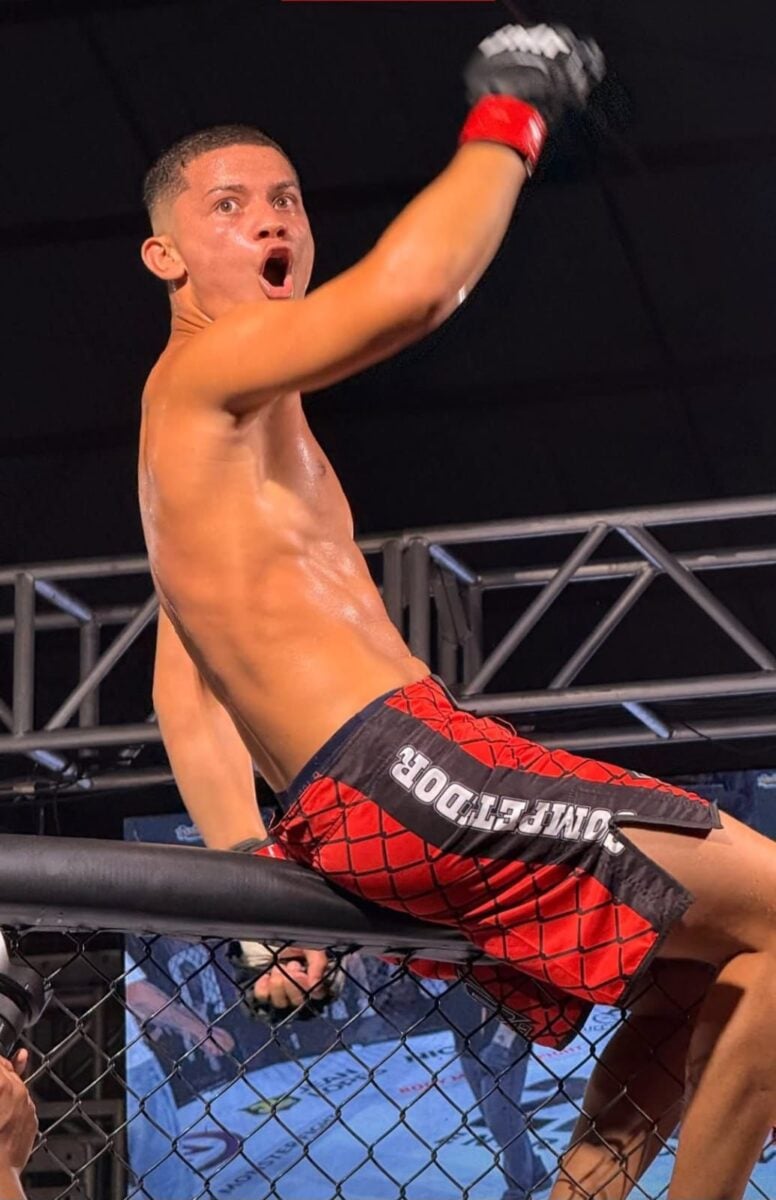 Ruan fez sua estreia como profissional no MMA