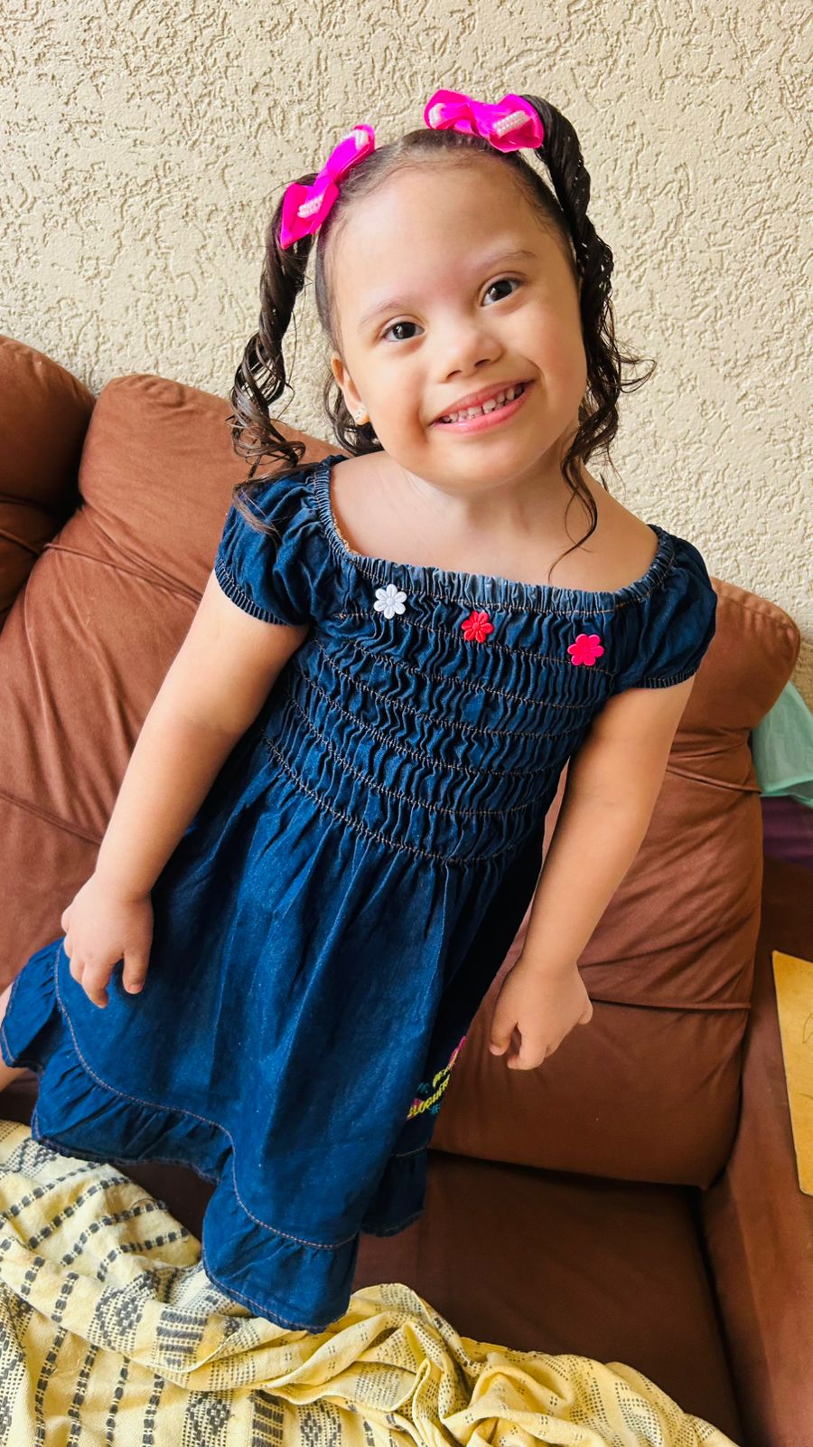 Hyara soube na gravidez que a filha poderia ter Síndrome de Down