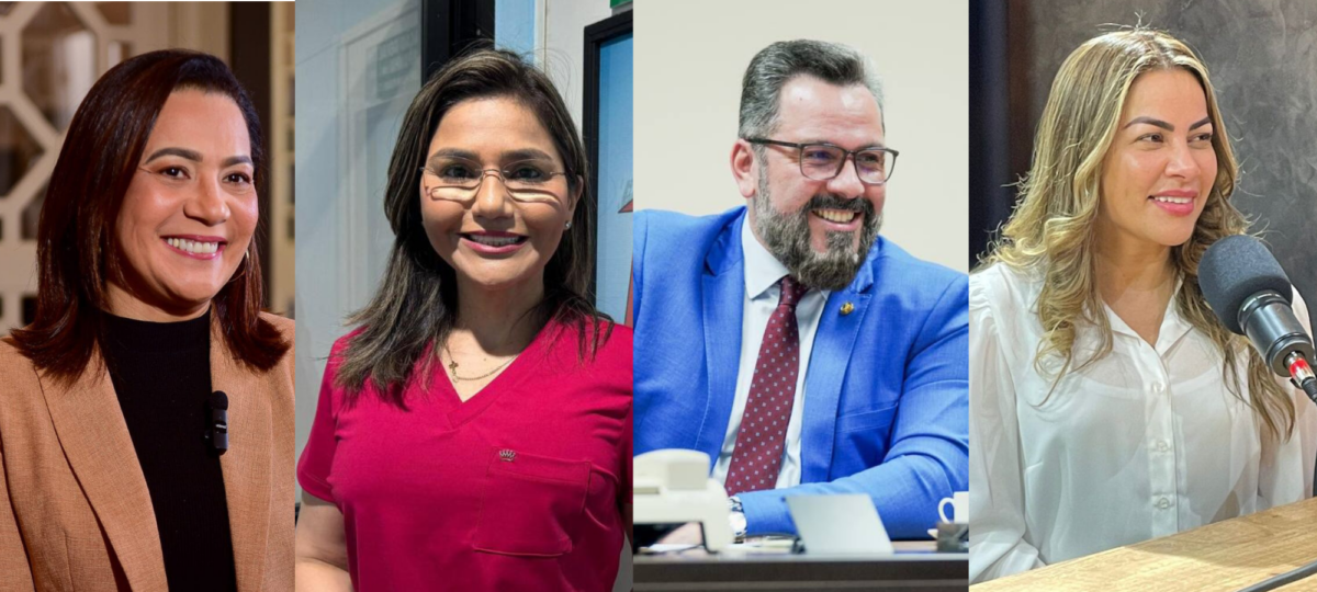 Mailza Assis, Jessica Sales, Alan Rick e Fernanda Hassem