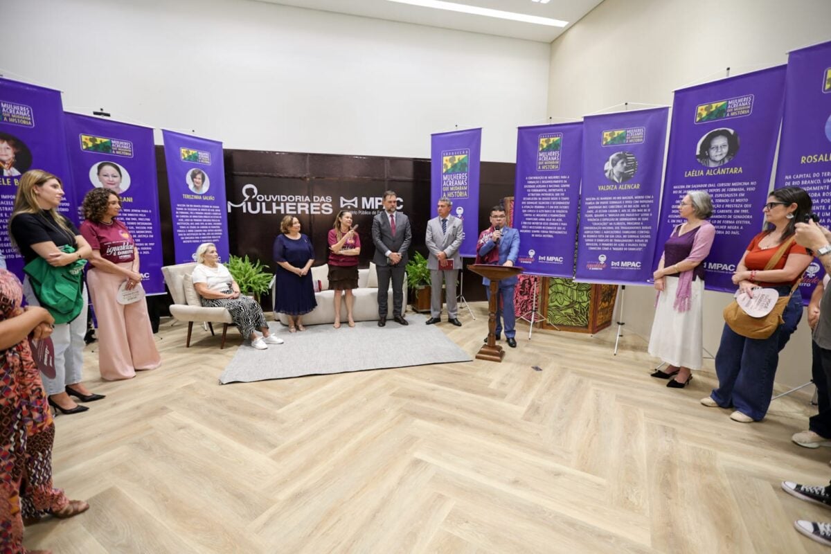 A exposição, intitulada “Mulheres Acreanas que Mudaram a História”, reúne relatos de mulheres