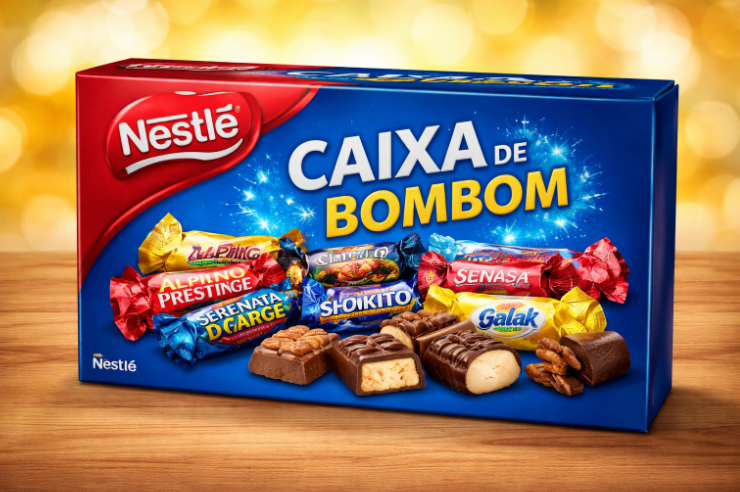 Caixa de bombom Nestlé: variedade e sabor para ocasiões especiais