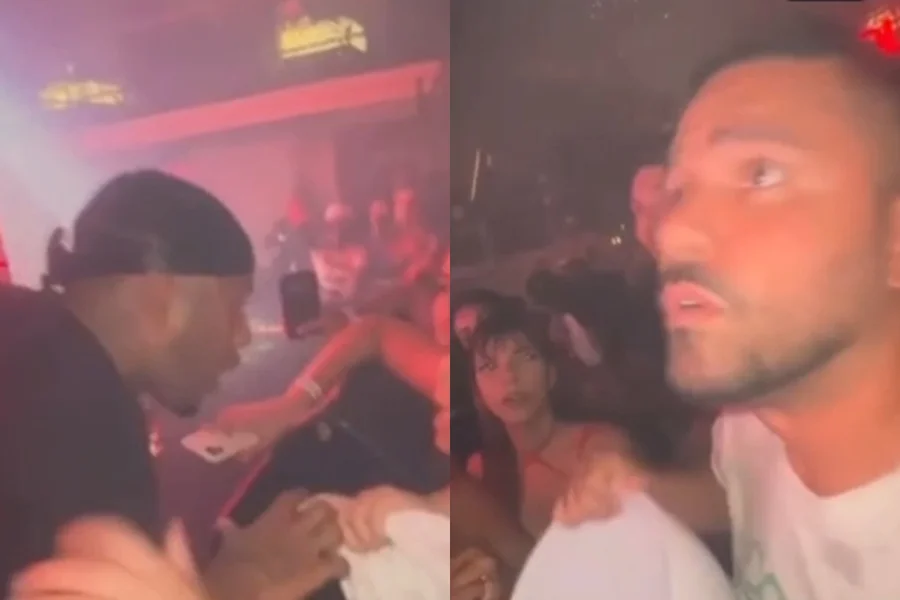 A noite deste domingo (22/03) terminou em violência e sangue na boate Vitrinni, na Zona Oeste do Rio de Janeiro. O rapper Orochi, um dos maiores nomes do trap nacional, envolveu-se em uma briga generalizada com o influenciador Renato Azevedo, conhecido como Afrodisíaco, durante uma apresentação que deveria ser de festa.