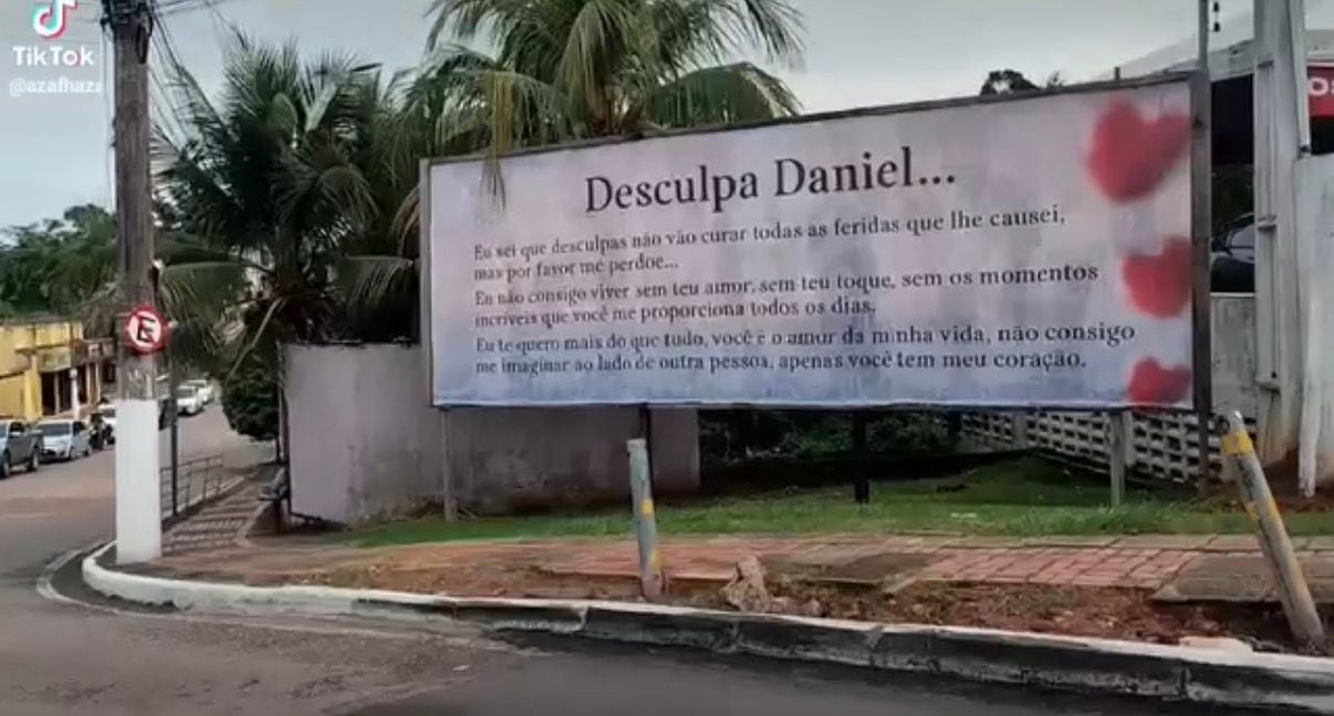 O outdoor tem chamado atenção em Rio Branco