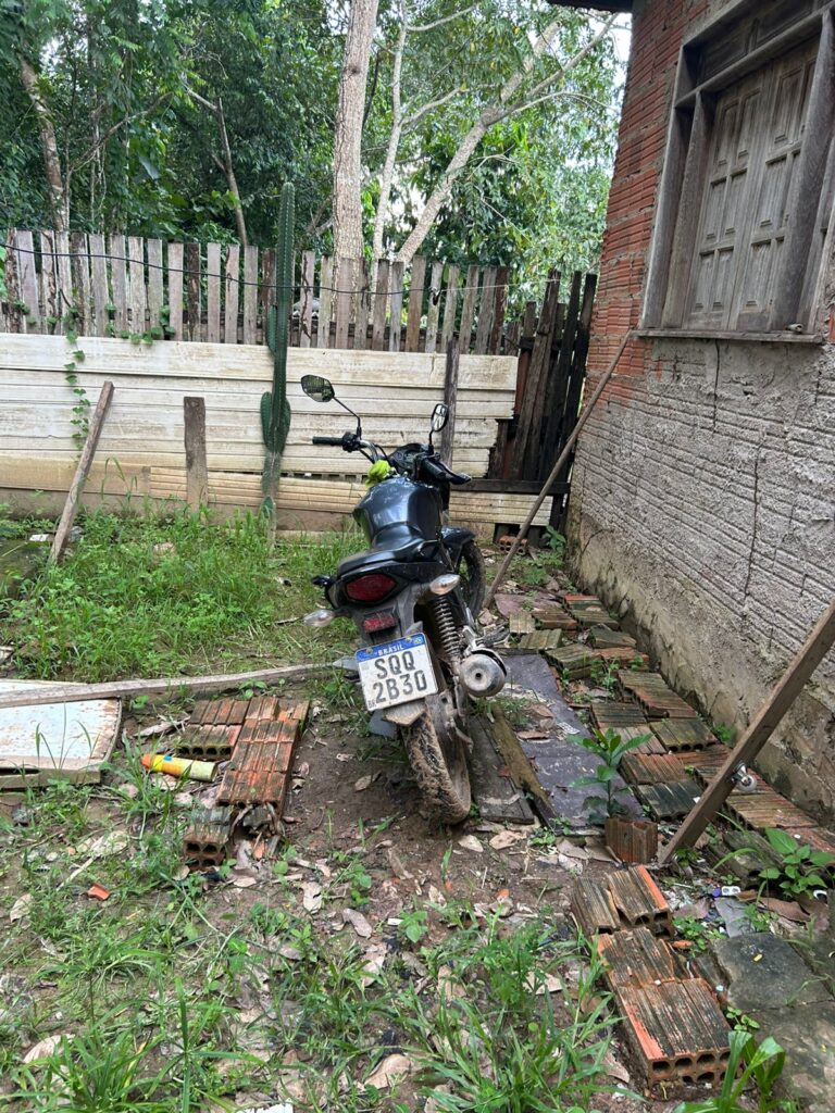 Moto roubada é recuperada pela polícia no Segundo Distrito de Rio Branco