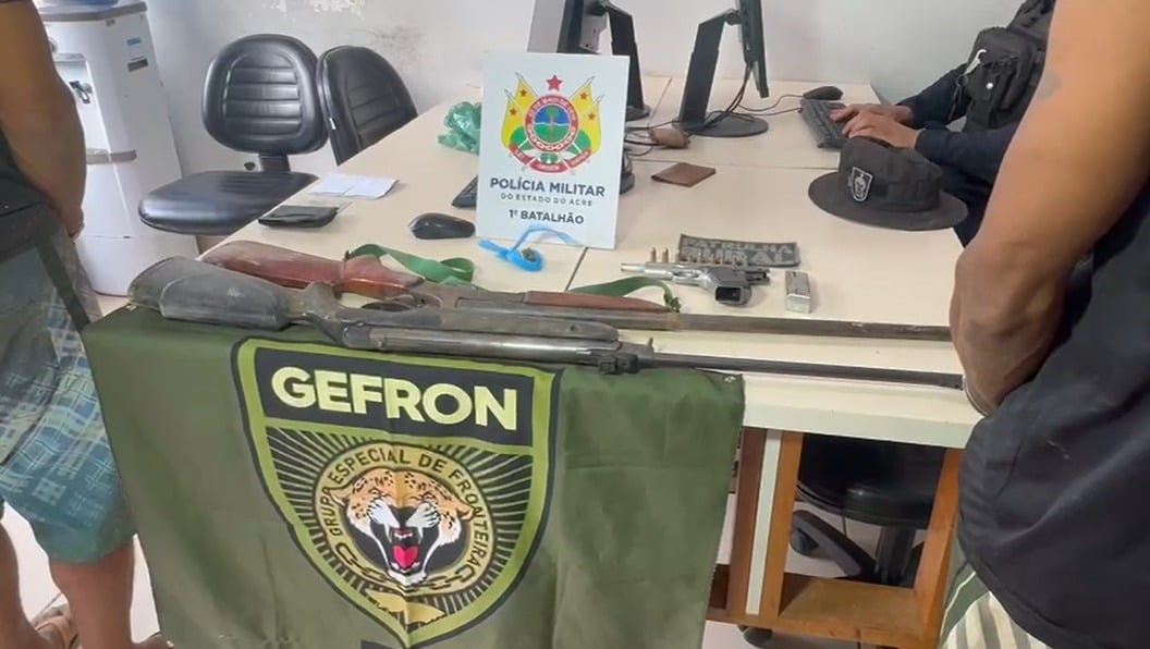 A vítima foi atingida com um disparo de espingarda calibre 12 pelas costas