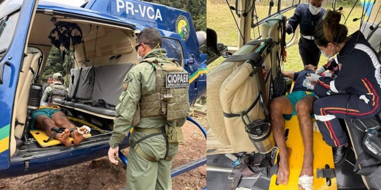 Indígena picado por jararaca é resgatado de aldeia na fronteira entre Acre e Amazonas