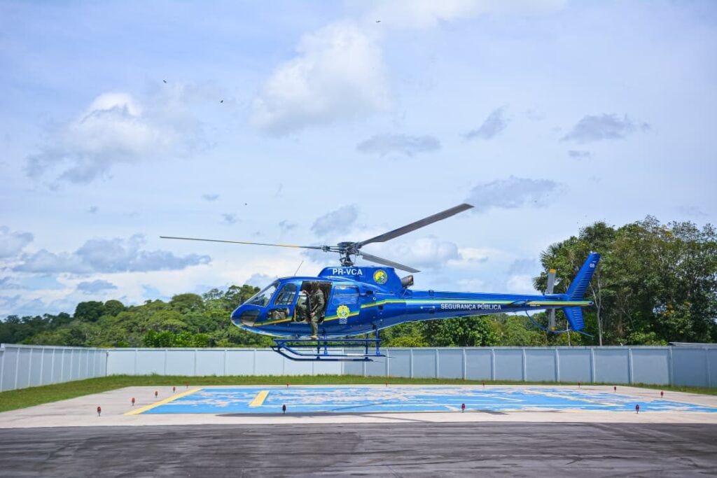 Missão conjunta, Samu e Ciopaer resgatam criança em aldeia. Foto: Marcos Santos/Secom