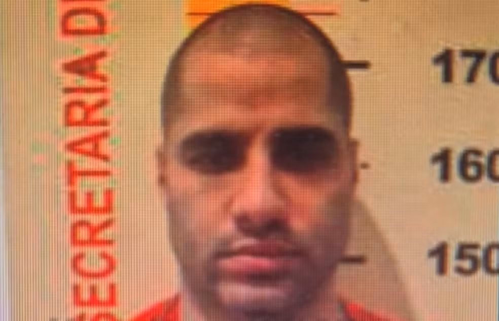 Luiz Phillipi Machado de Moraes Mourão, o 'Sicário', quando foi preso em outra investigação em MG — Foto: Reprodução