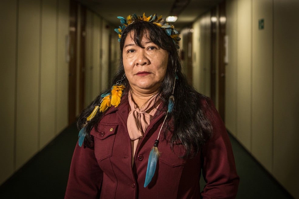 oênia Wapichana foi a primeira mulher indígena a assumir a presidência do órgão indigenista brasileiro