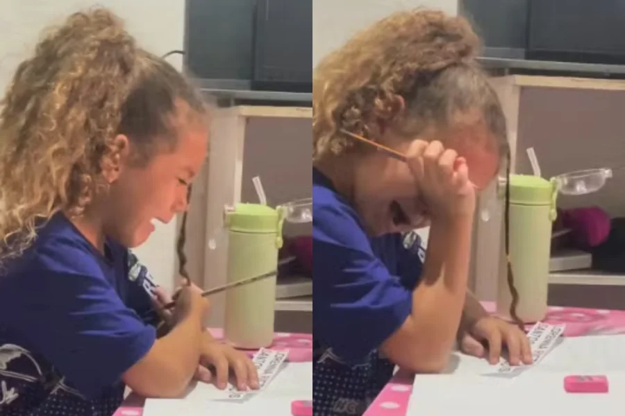 O drama da alfabetização ganhou um rosto (e um nome bem longo) nesta quarta-feira (18/03). A pequena Lorenna Ricthielly, de apenas 5 anos, tornou-se o mais novo fenômeno da internet após um vídeo seu chorando durante a tarefa de casa viralizar.