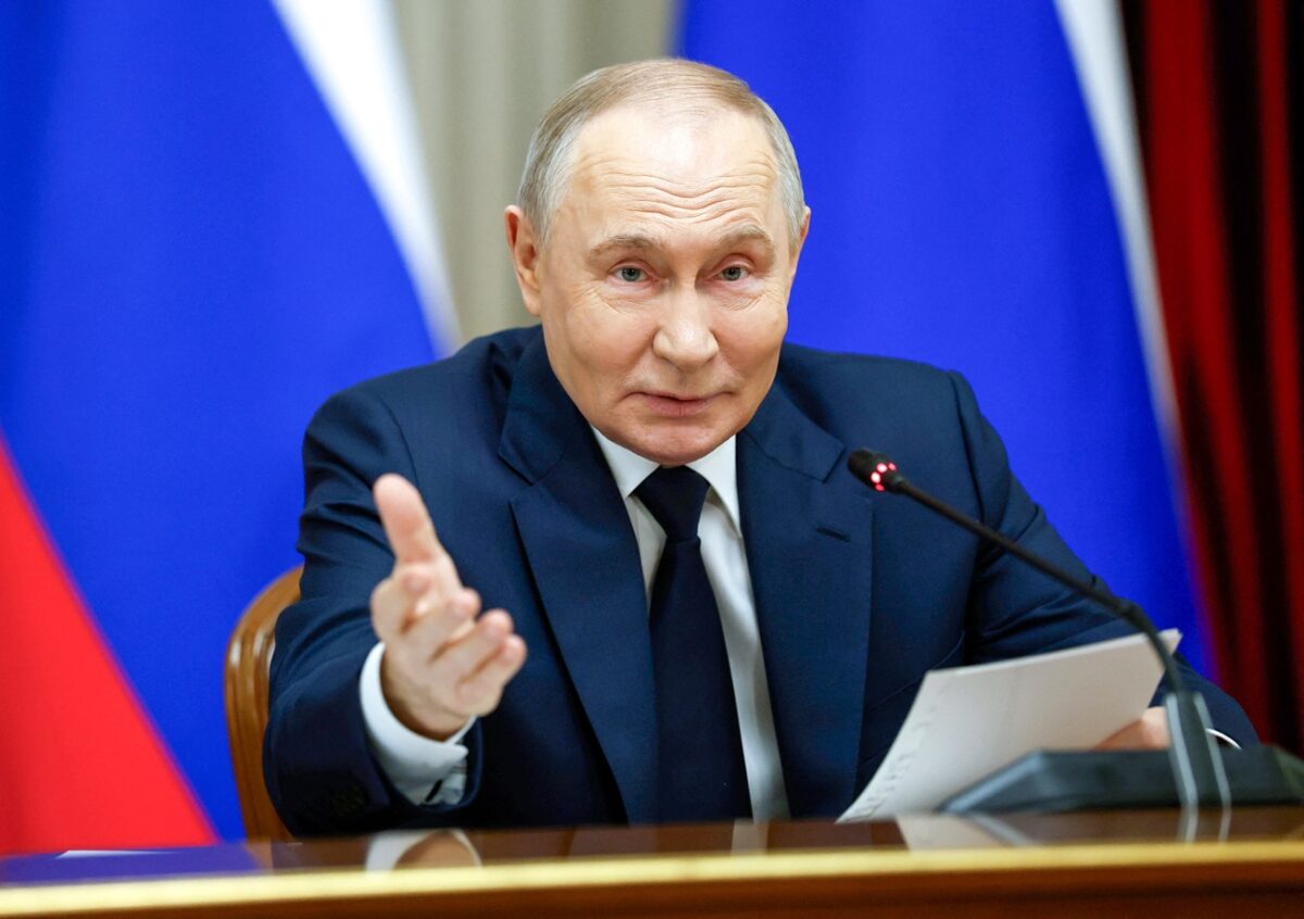 Russian President Vladimir Putin Holds A Meeting With Members Of The Government In Moscow
