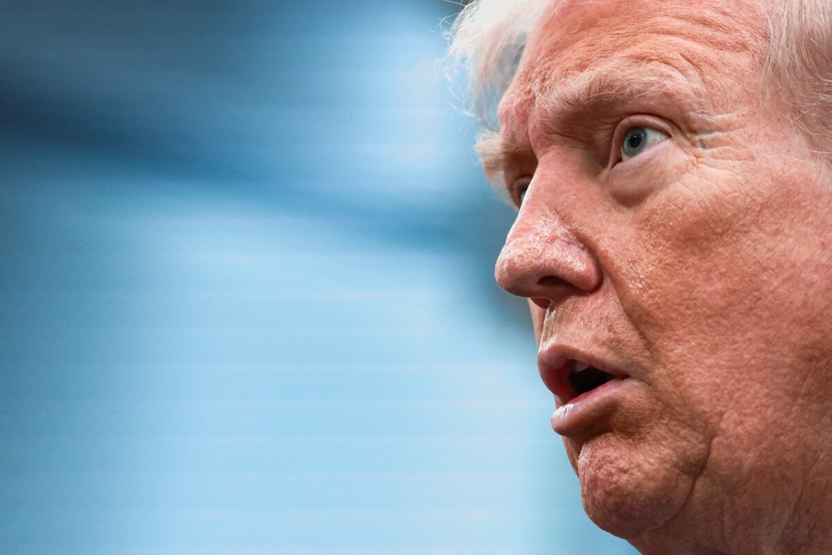 U.S. President Trump Holds A Press Conference In The Briefing Room At The White House
