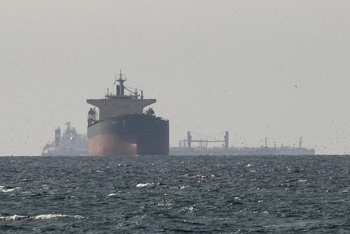 FILE PHOTO: FILE PHOTO: Cargo Ships In The Gulf, Near The Strait Of Hormuz