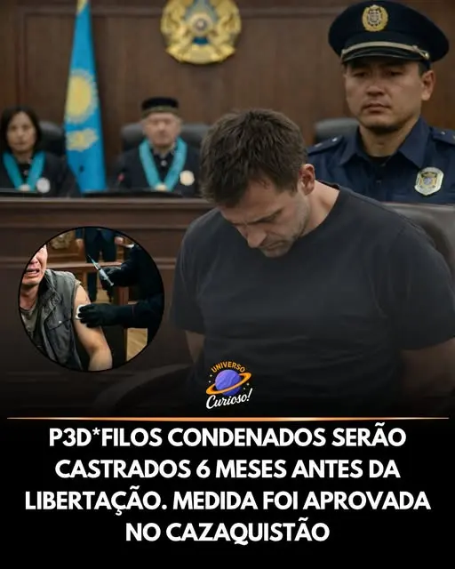 Cazaquistão aprova lei de castração para condenados antes da liberdade