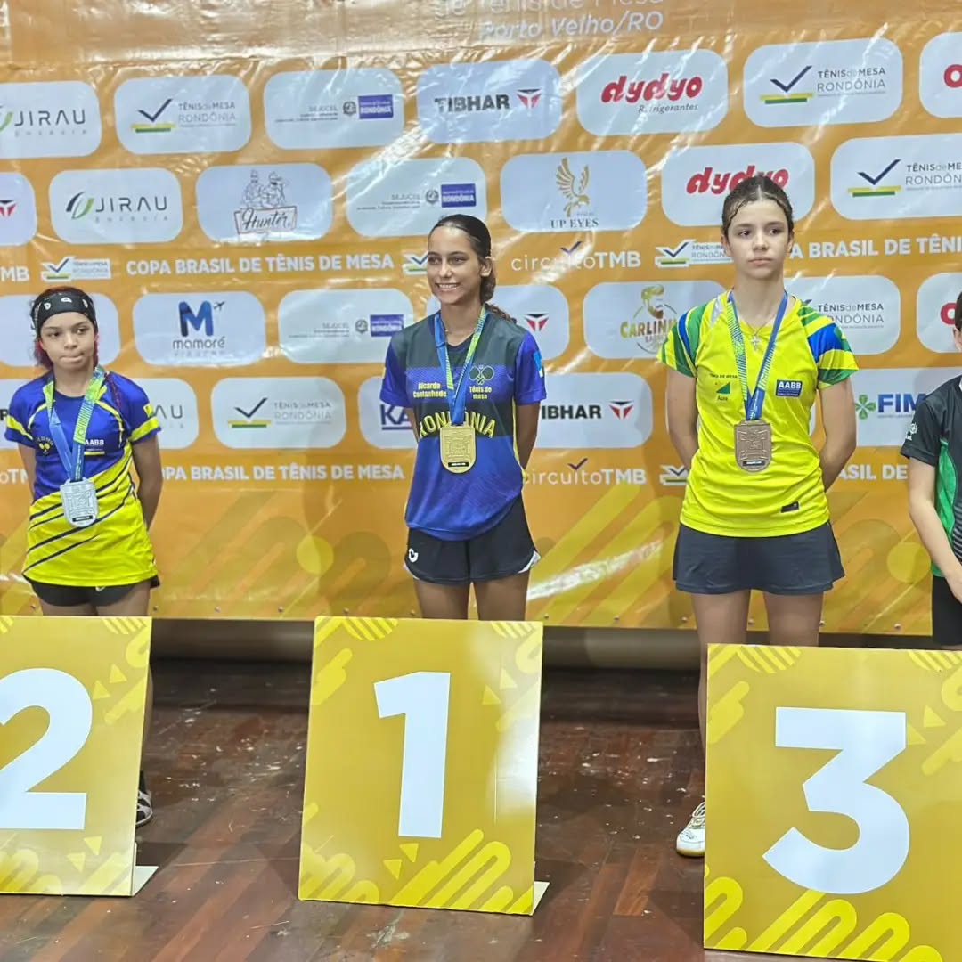 Acre conquista 19 pódios na Copa Brasil de Tênis de Mesa