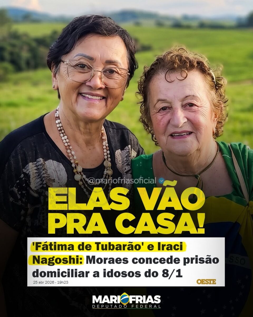 Moraes concede prisão domiciliar a idosos condenados pelo 8 de janeiro