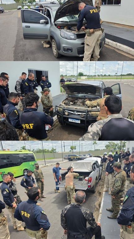 Operação da PRF apreende fuzil e prende nove foragidos no Acre