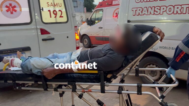 Colisão entre carro e moto deixa homem gravemente ferido no interior do Acre