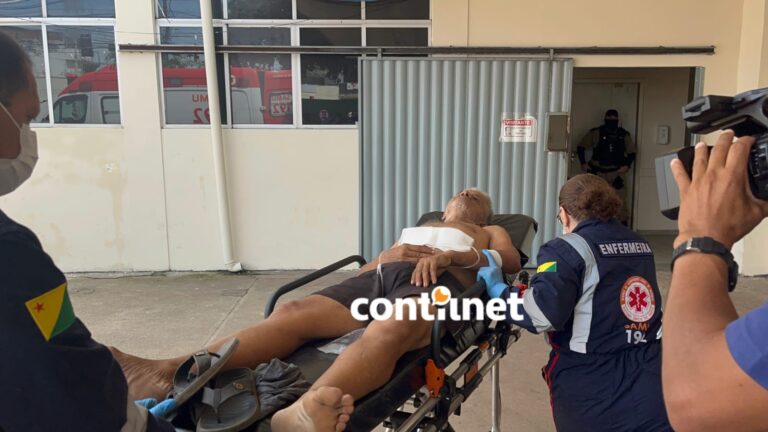Idoso é atingido por golpe de faca no abdômen em via pública de Rio Branco