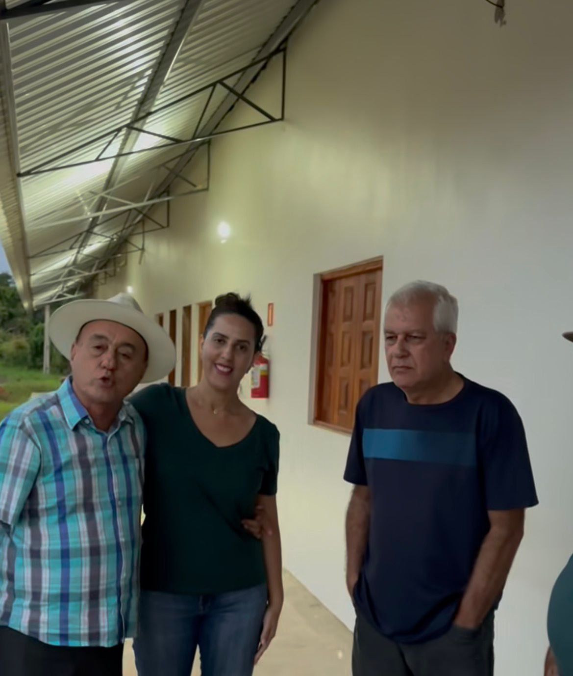 Bocalom e Kelen visitam o "Velho Guerreiro" Normando Sales em Sena Madureira