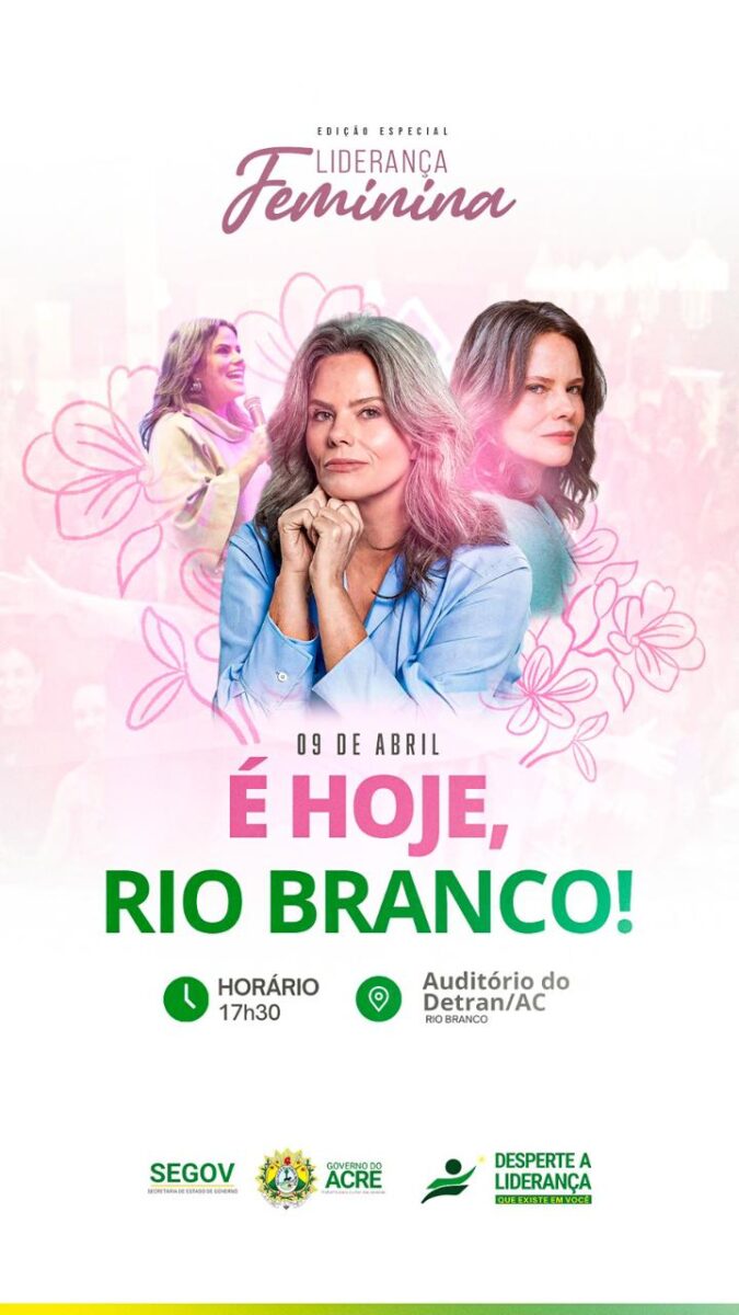 Jornalista Maria Cândida apresenta evento gratuito em Rio Branco