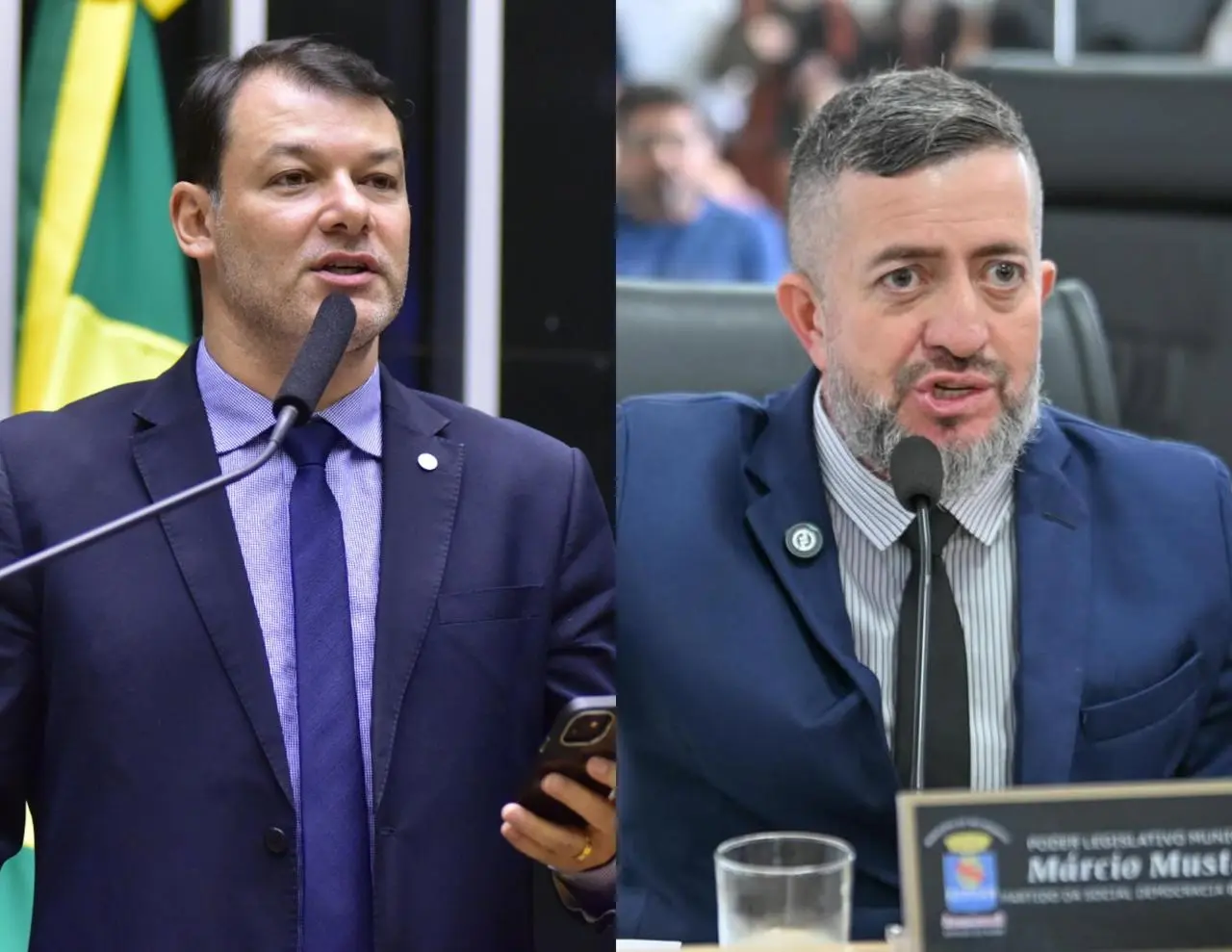 Veja: Deputado Roberto Duarte vai à Câmara após ataque de Márcio Mustafá