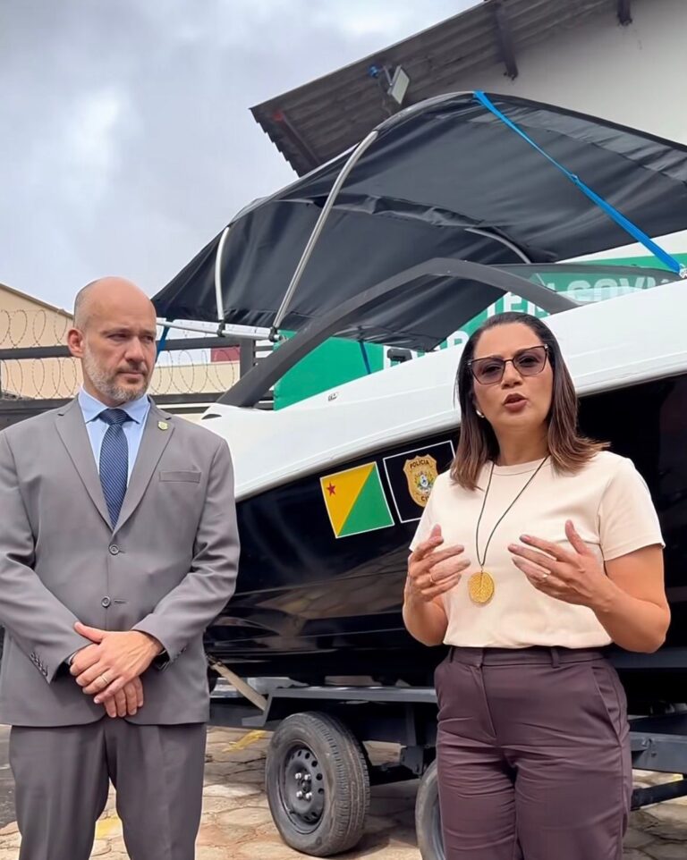 No Juruá governadora anuncia pacote de estrutura para a Polícia Civil