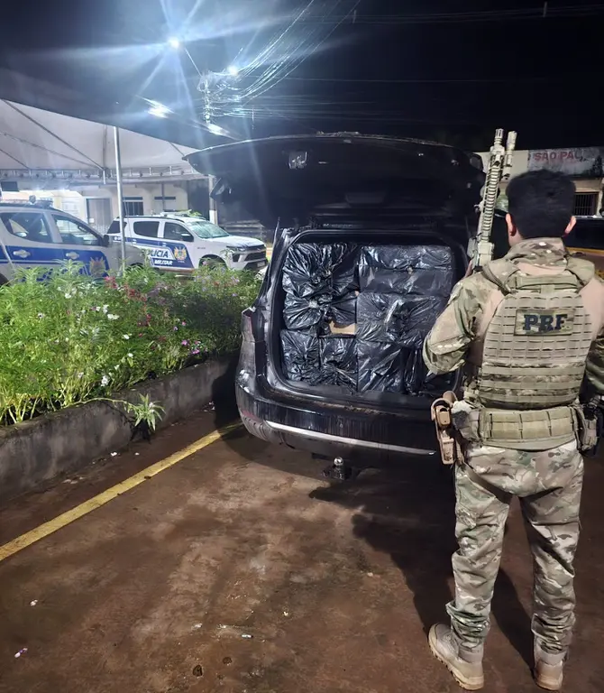 PRF apreende mercadorias da Bolívia e cigarros em rodovias acreanas