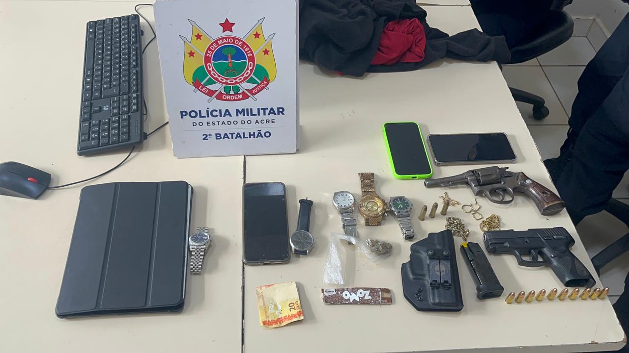 Três pessoas são presas após roubo à casa de policial penal em ramal