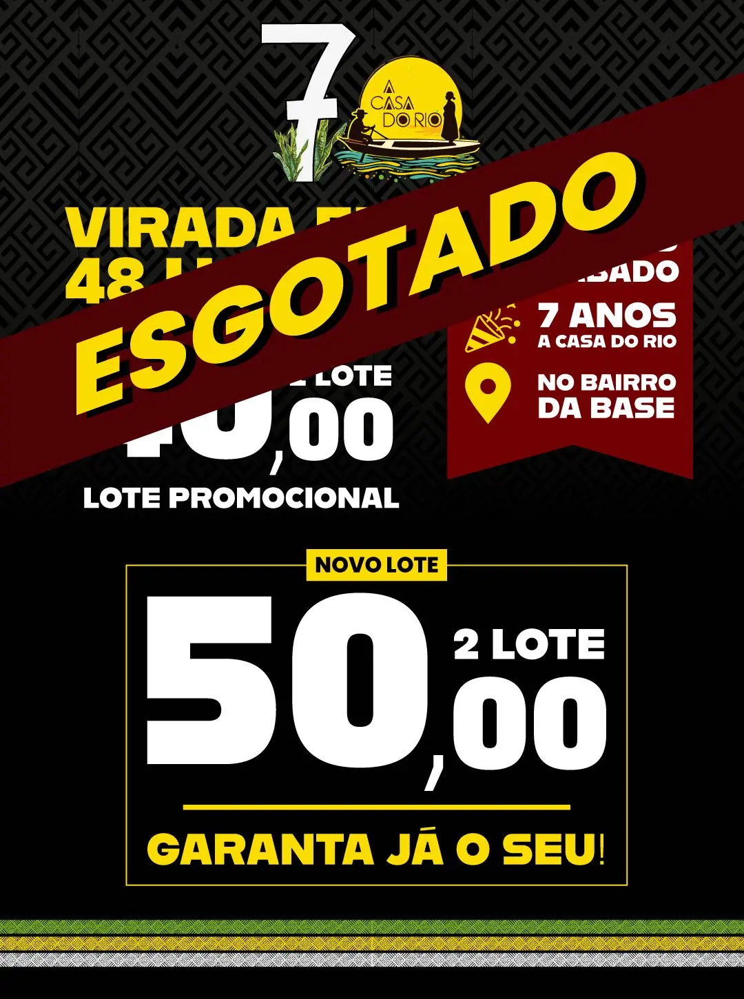 Aniversário da Casa do Rio: novo lote de ingressos está disponível