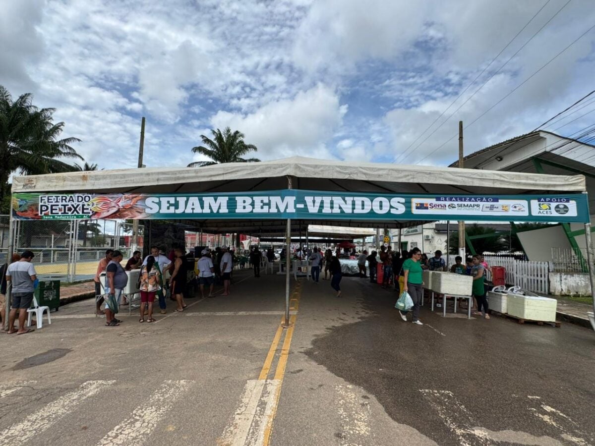 Feira do Peixe movimenta economia na Semana Santa em Sena Madureira
