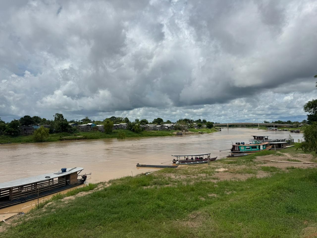 Nível do Rio Iaco segue subindo de forma acelerada em Sena Madureira