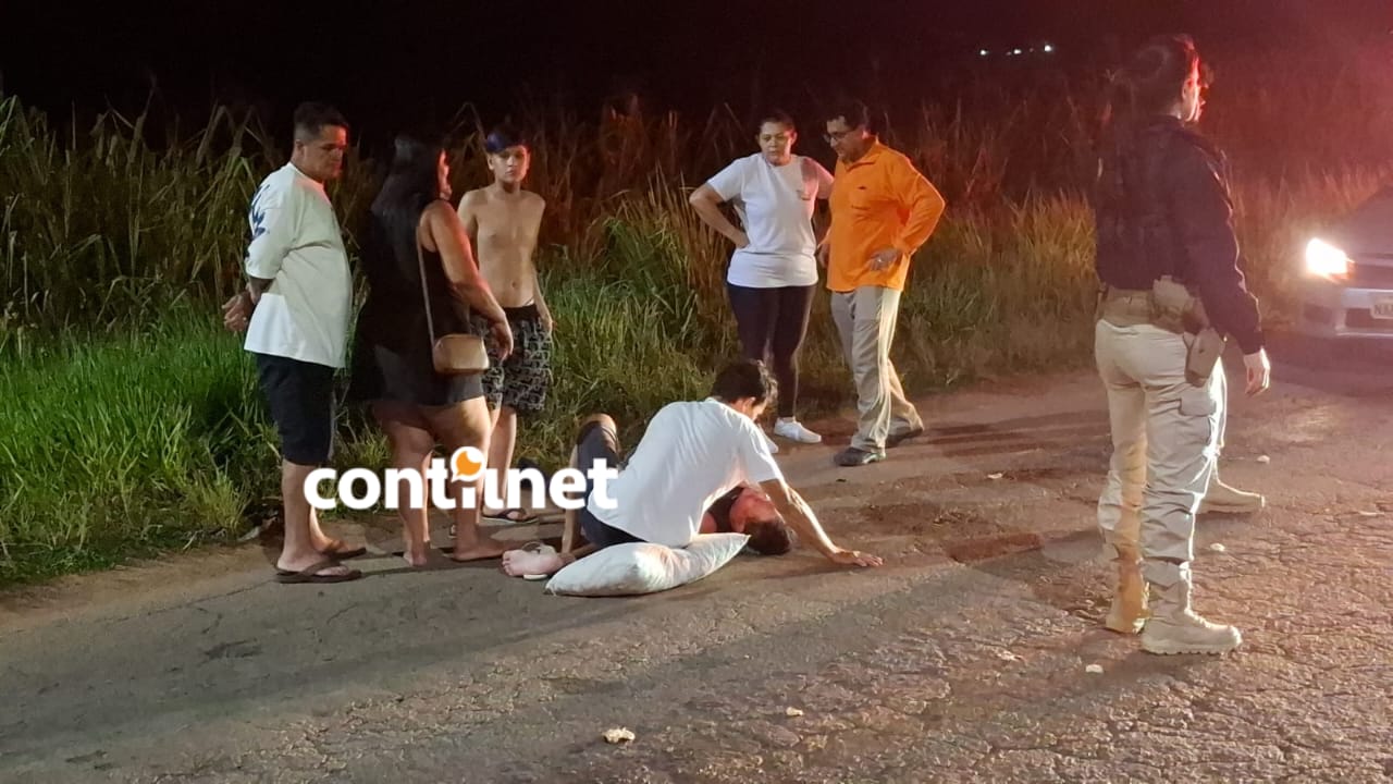 Motociclista fica ferido após colisão com caminhão na BR-364, em Rio Branco