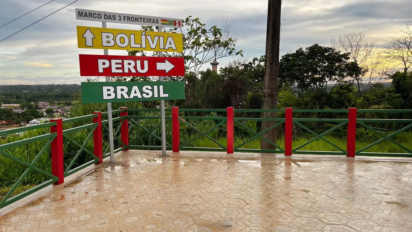 Conheça lugar no Acre em que é possível estar em três países ao mesmo tempo