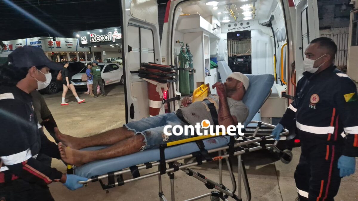 Colisão entre carro e moto deixa motociclista ferido em Rio Branco