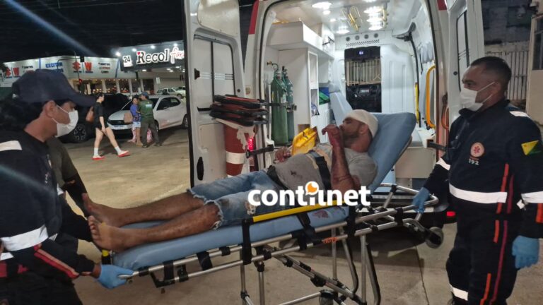 Colisão entre carro e moto deixa motociclista ferido em Rio Branco