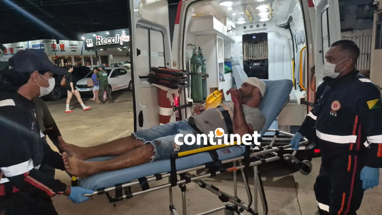 Colisão entre carro e moto deixa motociclista ferido em Rio Branco