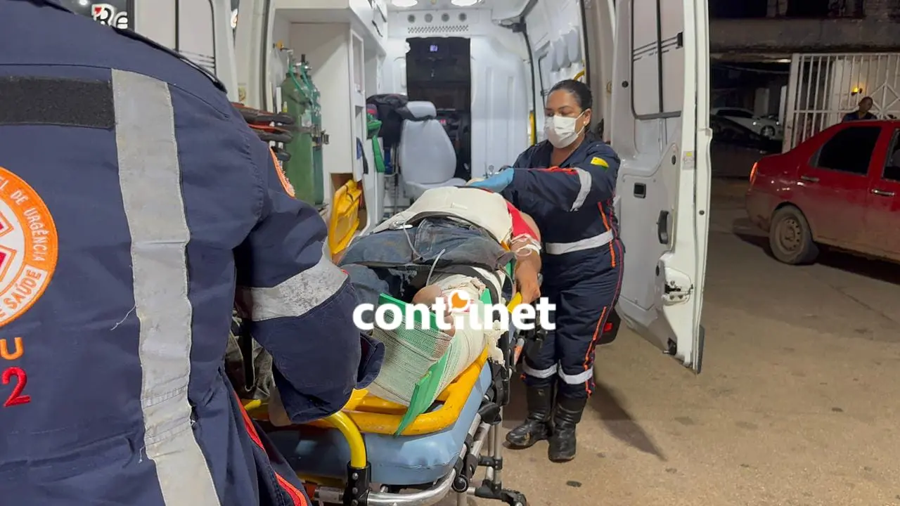 Motorista invade contramão e deixa motociclista ferido na Transacreana