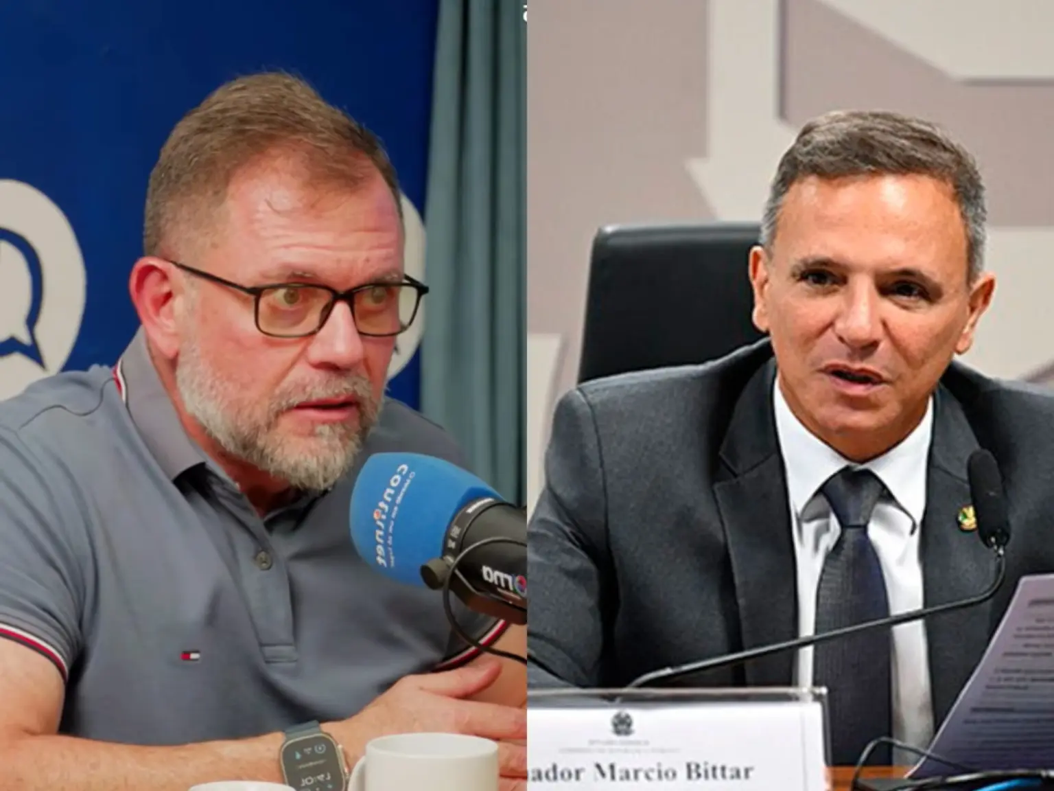 Alysson e Marcio Bittar