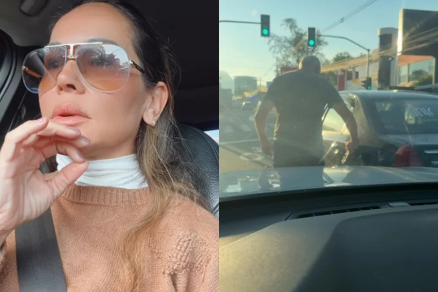 Apresentadora do SBT relata agressão após acidente de trânsito