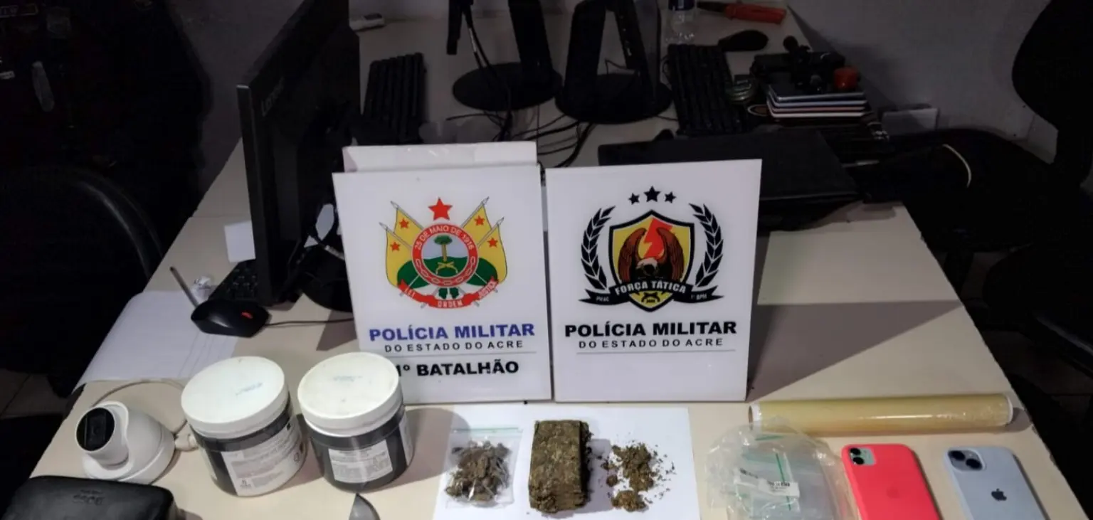 Homem é preso por tráfico e receptação em casa de luxo em Rio Branco