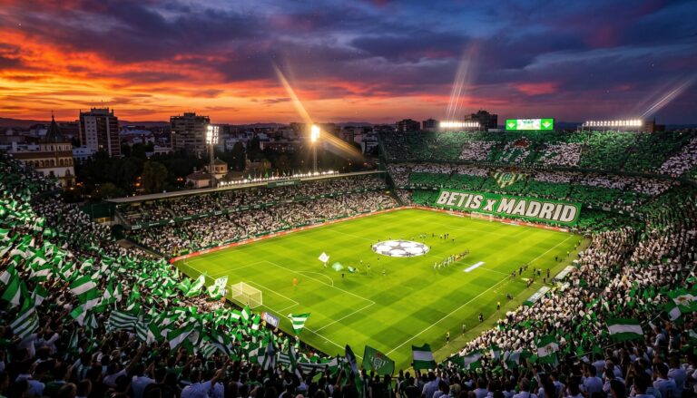 Torcedores se preparam para assistir Betis x Real Madrid ao vivo hoje pela La Liga.